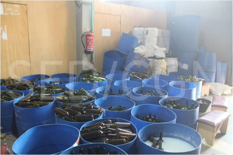 Nkometou (Nord de Yaoundé) : Une usine de production de vin contrefait démantelée